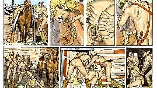 Cute Little Blonde in Sexual Bondage Comic