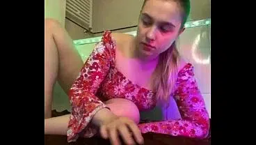 Fingering pink pussy and anal