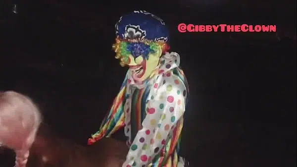 Gibby The Clown stuff girl face in pie and fucks her hard