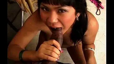 My new asian girlfriend said she wanted to make a porno with my big black cock