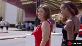 The Hogtied crew are in Vegas! Skin Diamond and Krissy Lynn star as two high-end Vegas hookers. There is plenty of tight rope bondage, hardcore pussy fucking, overwhelming orgasms, and hard core face fucking.