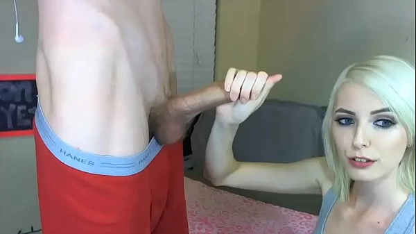 Webcam blowjob with a facial
