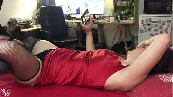 White Amateur Homemade Couple, Satin Lingerie (Panties, Clothed sex), Heels & Stockings, Blow job, Sucking Dick, Licking Cock, Ass to Mouth, Deep throat