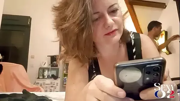 White Amateur Homemade Couple, Satin Lingerie (Panties, Clothed sex), Heels & Stockings, Fishnet, Blowjob, Rimming, Spanking