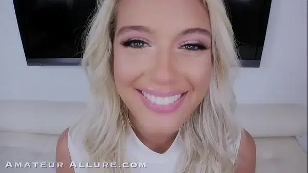 Compilation of Hot Blondes Playing With Cocks