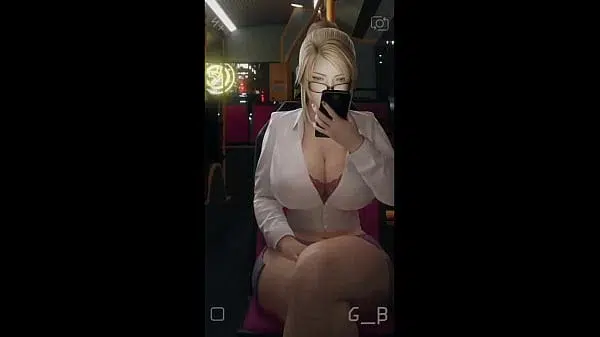 Blonde girl fuck BBC cgi 3d