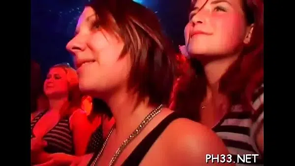 Blonde girl swallowing dick with ball cream while black fucking her pussy