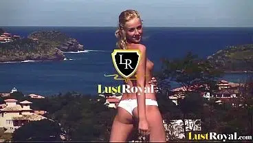 Blonde hottie gets picked up and fucked