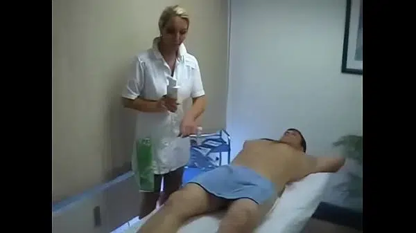 Blonde massage