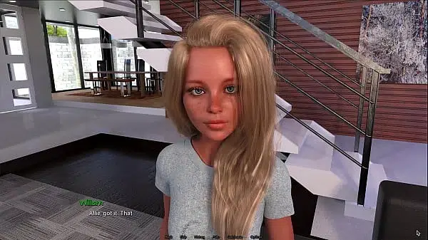 Sexy Blonde sees a huge dick