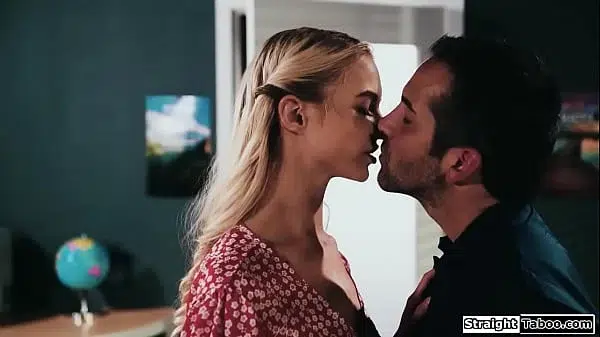 StraightTaboo.com – The janitor stalks a tall student and makes her kiss him.He licks the small tits blondes hairy pussy and the teen sucks his big dick.Then he bangs her