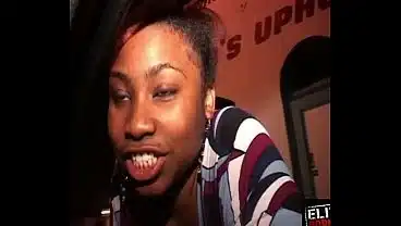 Black teen 18 year old newbie gets picked up for some XXX fun
